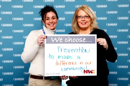 We choose...prevention to make a difference in our community! (17976165579)