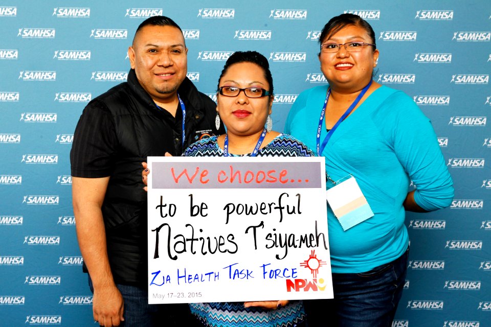 We choose...to be powerful natives T siya-meh. Zia Health Task Force (17976168339)