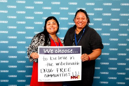 We choose...to believe in the unbelievable...DRUG FREE COMMUNITIES!!! (17974497618)
