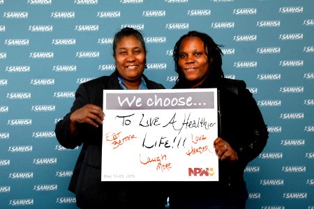 We choose...to live a healthier life!!! Eat Better. Laugh More. Love Harder (17976171609)