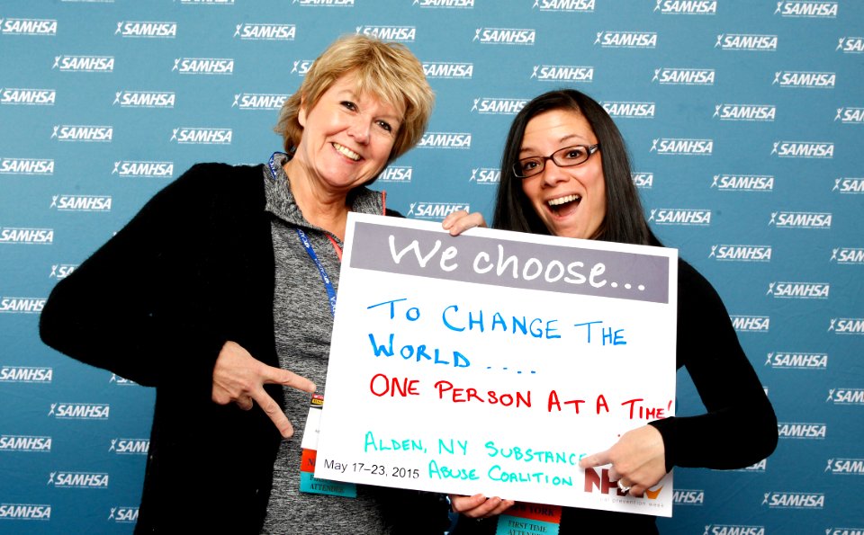 We choose... To change the world....one person at a time! Alden, NY Substance Abuse Coalition (18163530551)