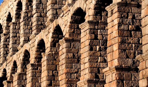 Aquaduct roman stone photo