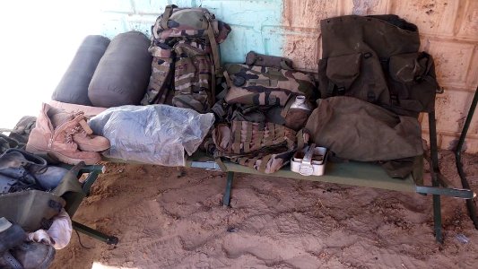 Weapons and military equipment found in Timbuktu, Mali, 8 September 2016 01