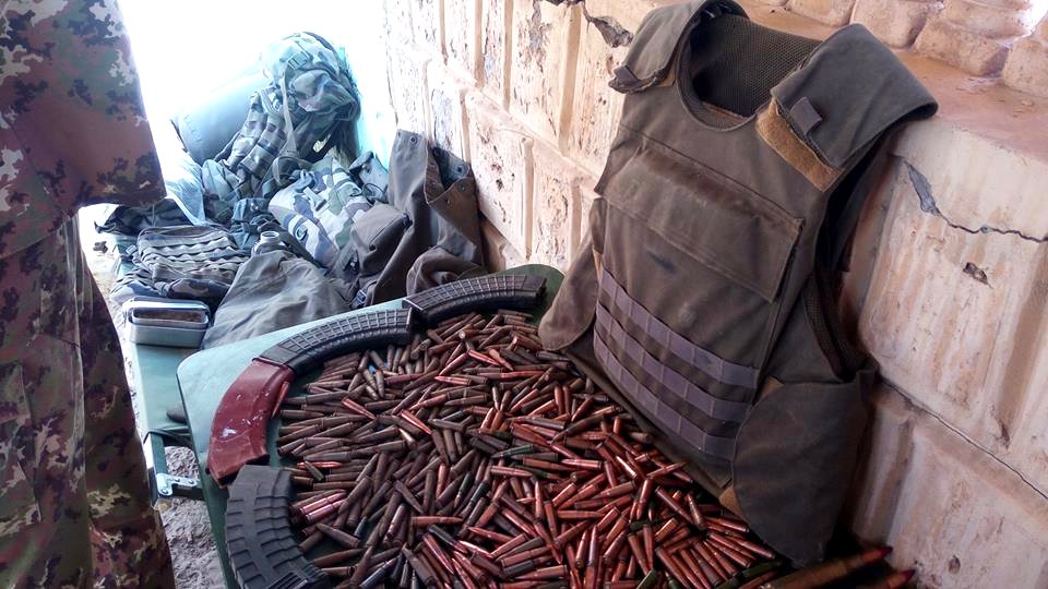 Weapons and military equipment found in Timbuktu, Mali, 8 September 2016 03