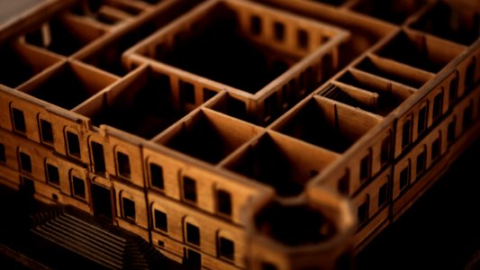 Web, Rustkammaren. Detalj, modell över Skoklosters slott - Skoklosters slott - 88033