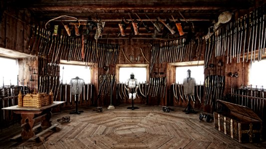 Web, Rustkammaren. Interiör, tornrum - Skoklosters slott - 88031