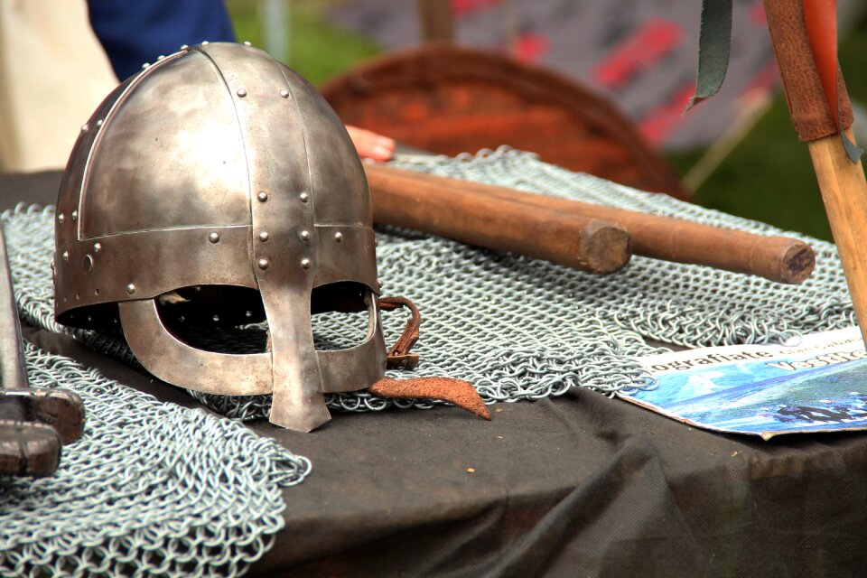 Armor helmet coat of arms