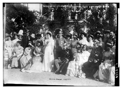 Wedding of Archduke Karl Franz Josef & Princess Zita, Kaiser Franz Joseph LCCN2014689860