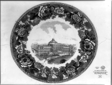 Wedgewood plate design for Library of Congress, Washington, D.C., 1897 LCCN2011648362