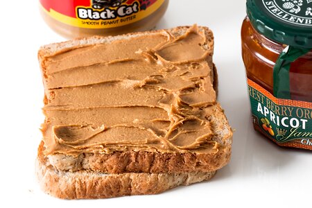 Breakfast jam sandwich