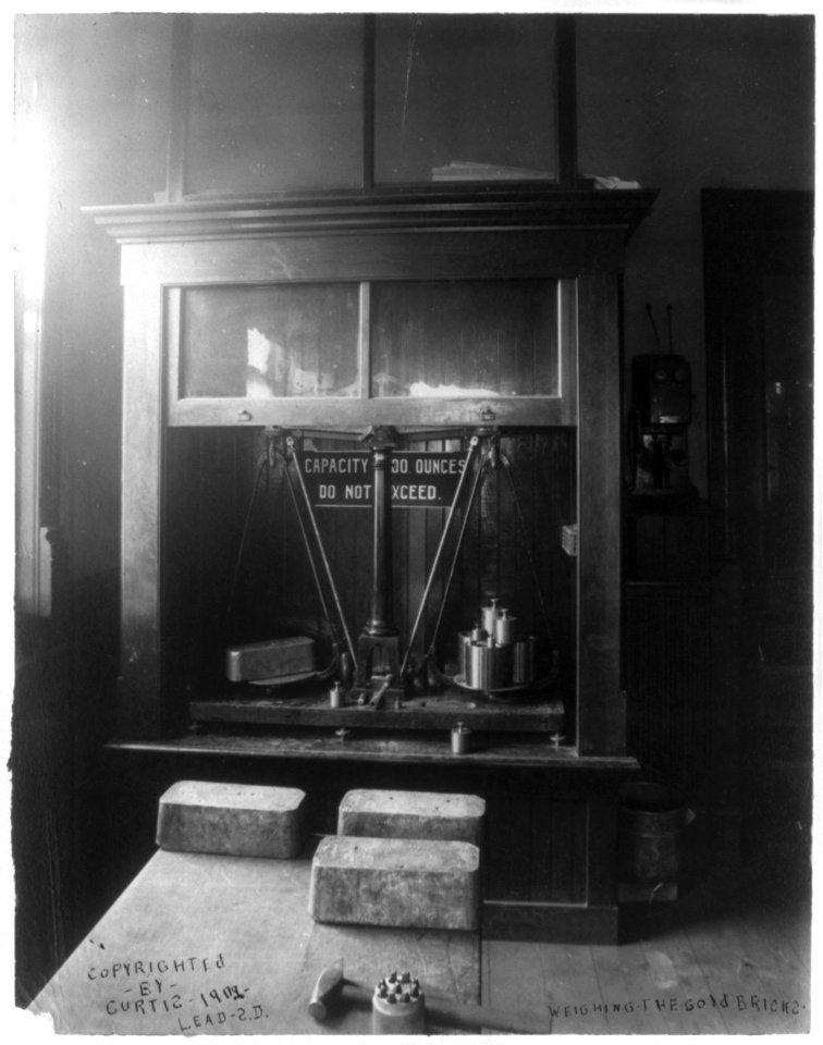 Weighing the gold bricks LCCN2003665507