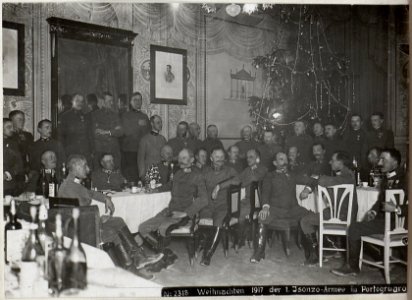 Weihnachten 1917 der 1.Isonzo-Armee in Portogruaro-- (BildID 15613459)
