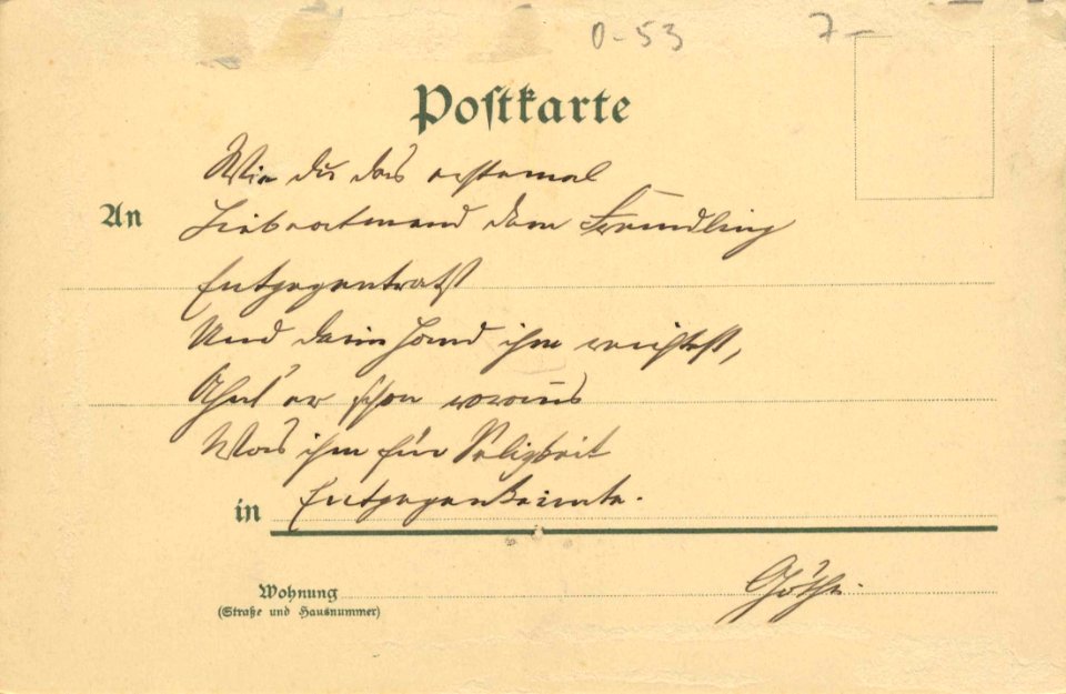 Weimar, Thüringen - Ehemaliges Haus der Freifrau von Stein (back) (Zeno Ansichtskarten)