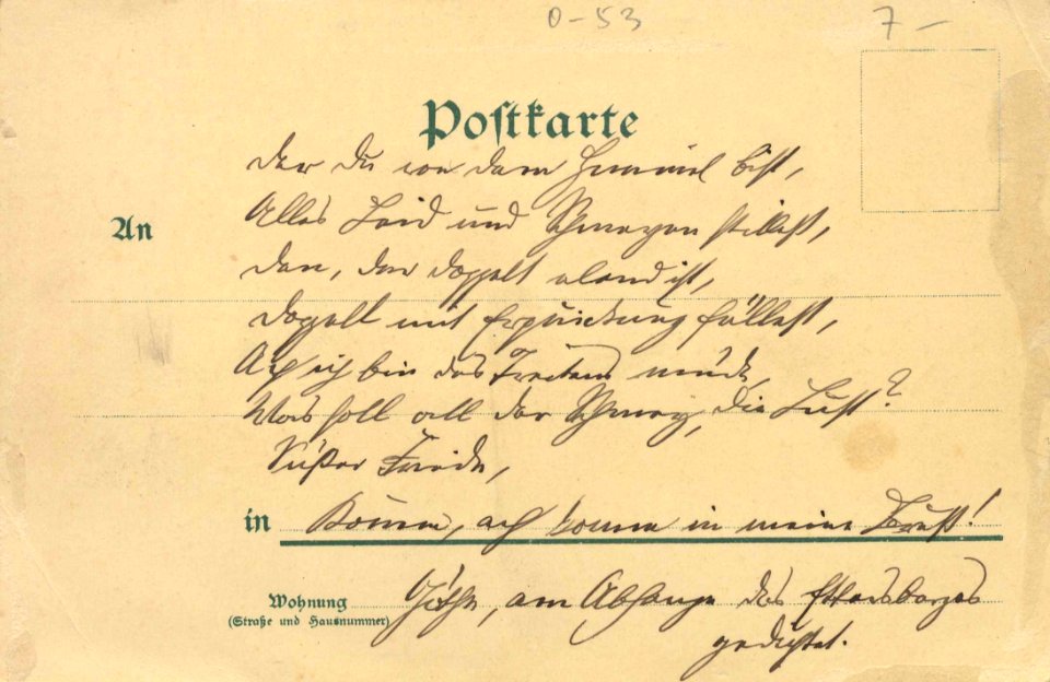 Weimar, Thüringen - Schloss Ettersburg (back) (Zeno Ansichtskarten)