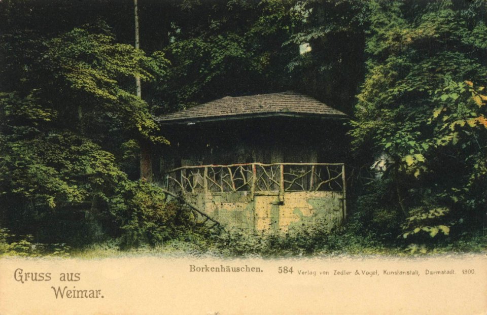 Weimar, Thüringen - Borkenhäuschen (Zeno Ansichtskarten)