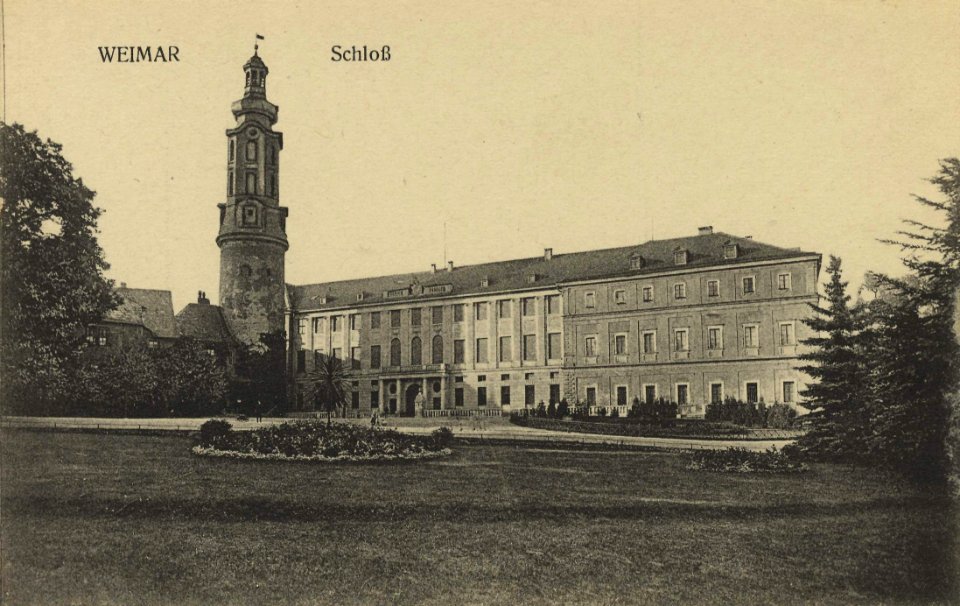 Weimar, Thüringen - Großherzogl. Schloss (2) (Zeno Ansichtskarten)