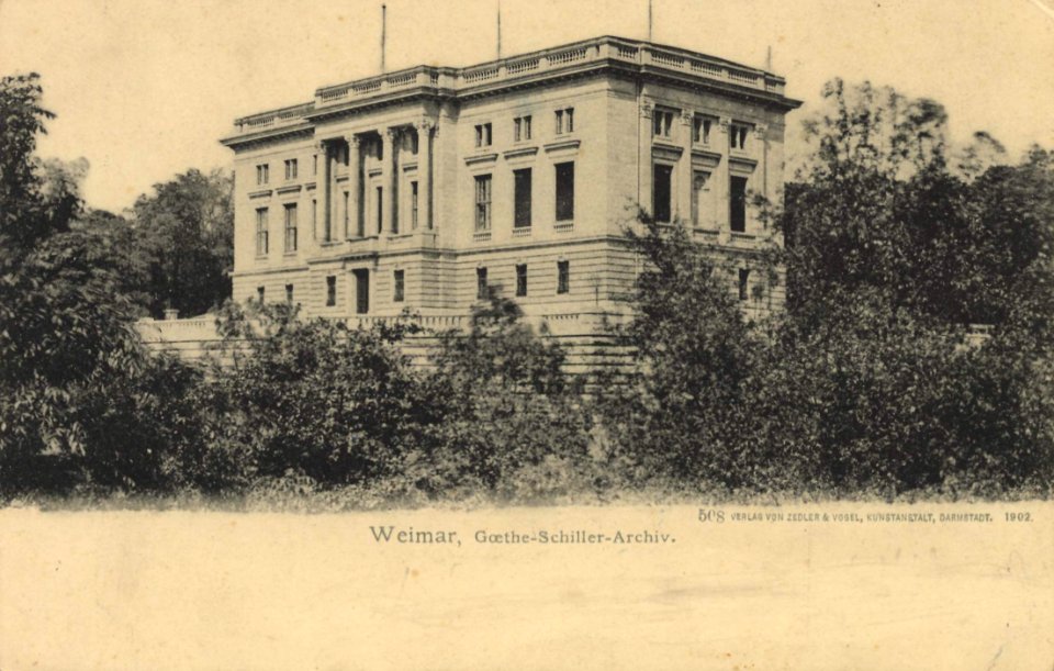 Weimar, Thüringen - Goethe-Schiller-Archiv (Zeno Ansichtskarten)