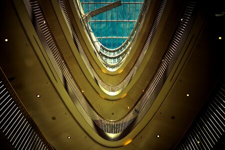 House skyscraper bluish