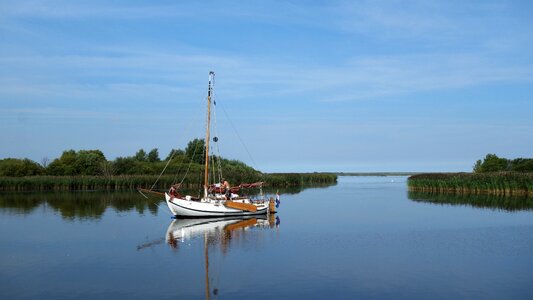 Sailing natural water quiet photo