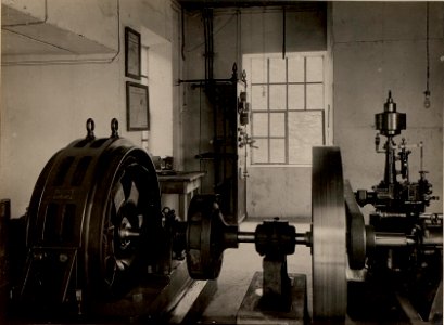Weissenfels Elektro Werk.Innenbild. Aufgen.am 24. Mai 1916. (BildID 15475587)