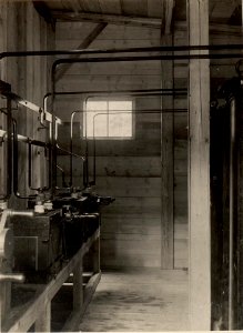 Weissenfels Elektro Werk. Schachtstation. Aufgenommen am 24. Mai 1916. (BildID 15475580)