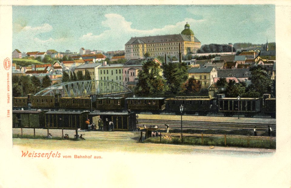 Weißenfels (Saale), Sachsen-Anhalt - Bahnhof (Zeno Ansichtskarten)