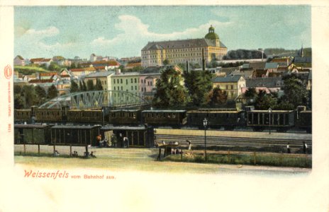 Weißenfels (Saale), Sachsen-Anhalt - Bahnhof (Zeno Ansichtskarten)