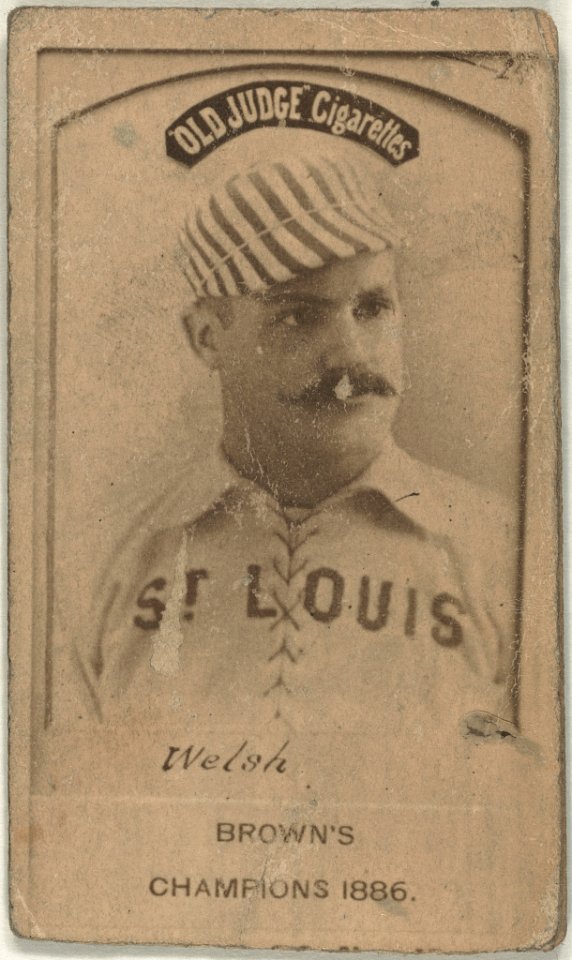 Welch, St. Louis Browns, baseball card portrait LCCN2008675061