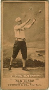 Welch, Philadelphia Athletics, baseball card portrait LCCN2008675123
