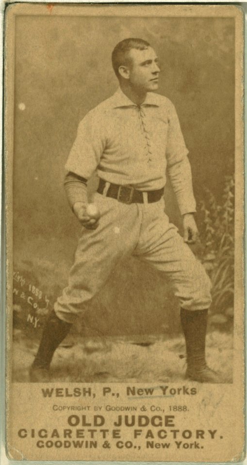 Welch, New York Giants, baseball card portrait LCCN2007686874