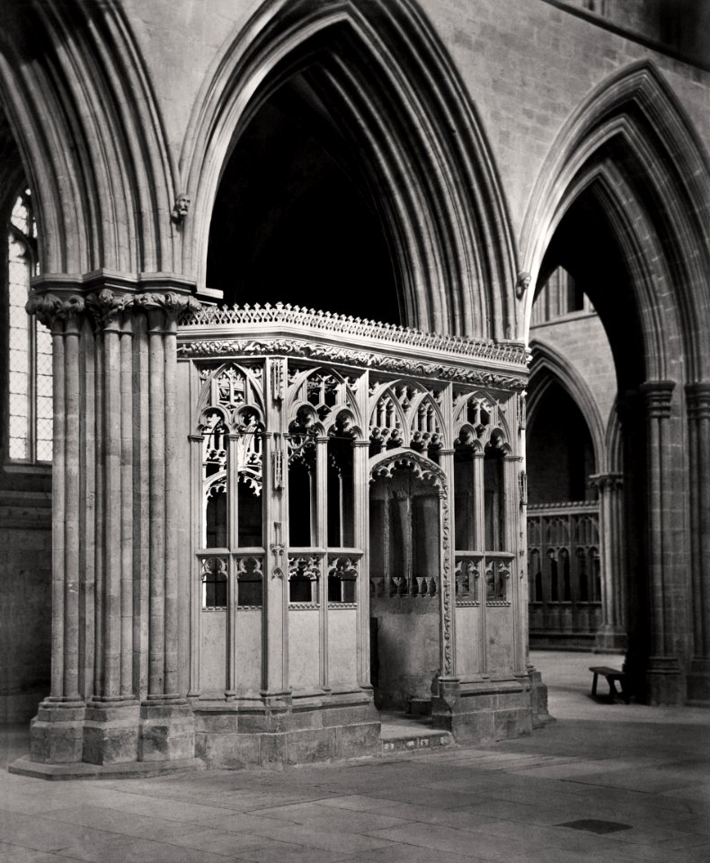 Wells Cathedral, Chantry in Nave by Francis Bedford
