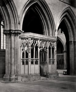 Wells Cathedral, Chantry in Nave by Francis Bedford