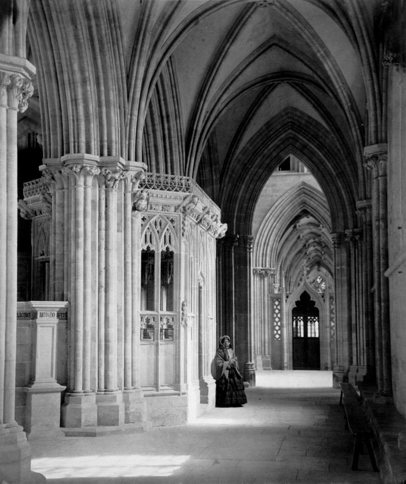 Wells Cathedral, South Aisle of Nave by Francis Bedford