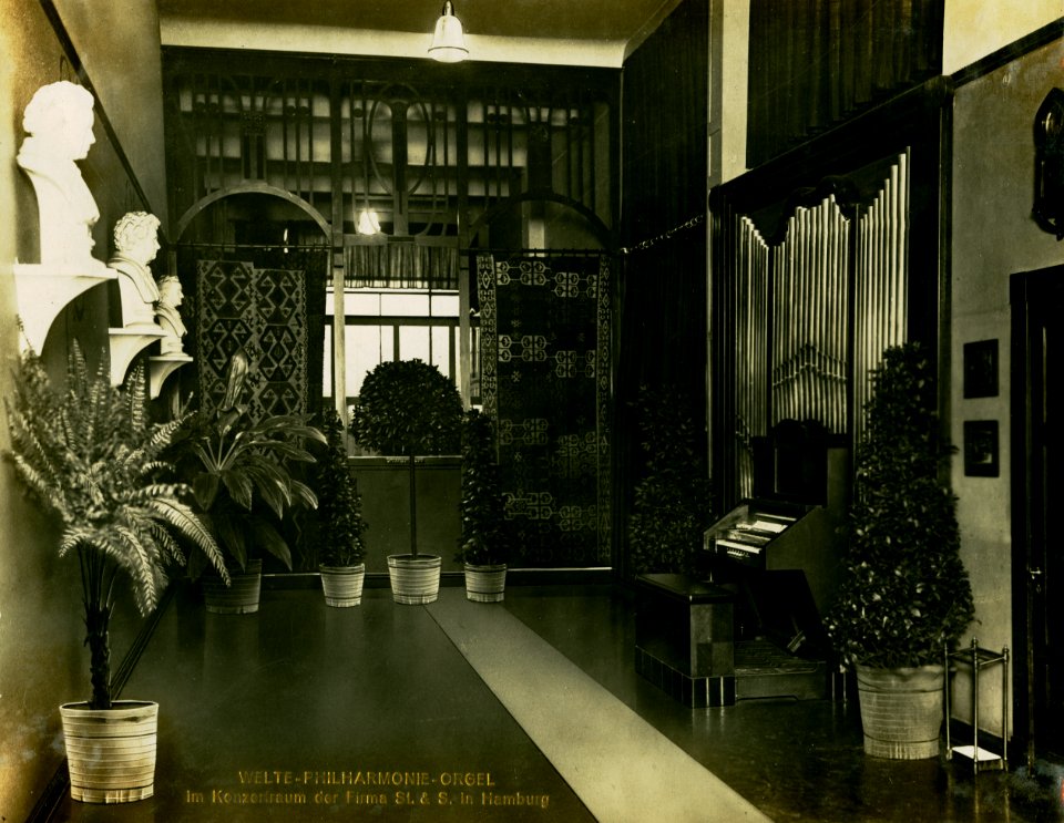 Welte Organ Steinway hamburg