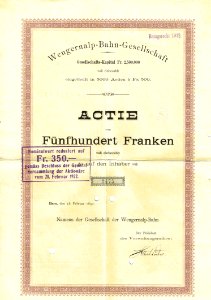 Wengernalp-Bahn-Gesellschaft 1892