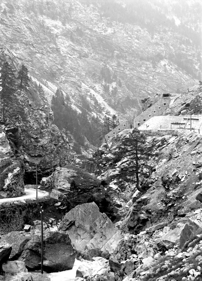 Werk Gondoschlucht, Westportal von aussen - CH-BAR - 3238914