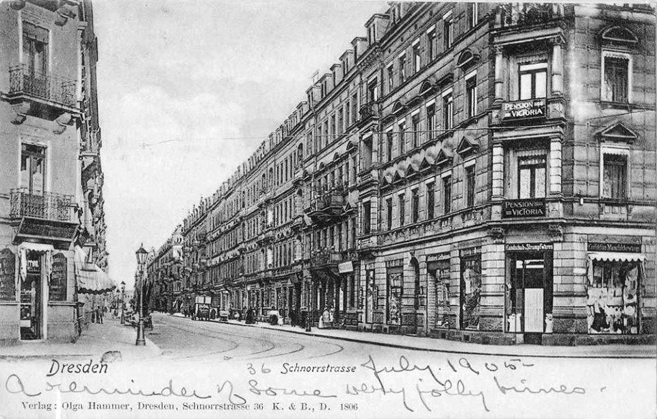 Werderstraße + Schnorrstraße bella época Dresde