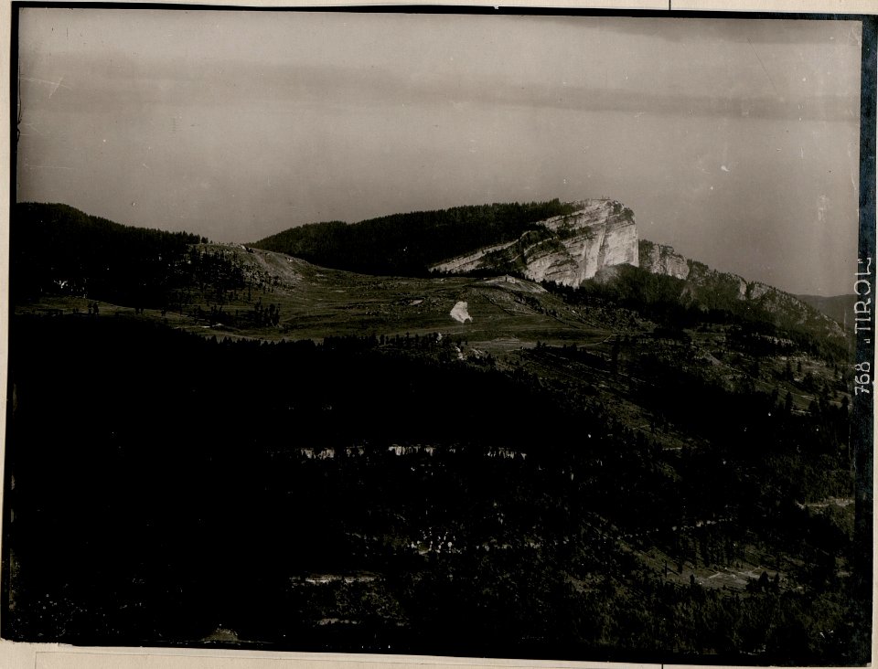 Werk Lusern, Nahkampfanlage Oberwiesen gegen Campo longo von Cimone di Belen; (BildID 15730668)