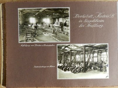 Werkstatt 'Kodeis B' (Kommandeur der Eisenbahntruppen) in Lingolsheim bei Straßburg