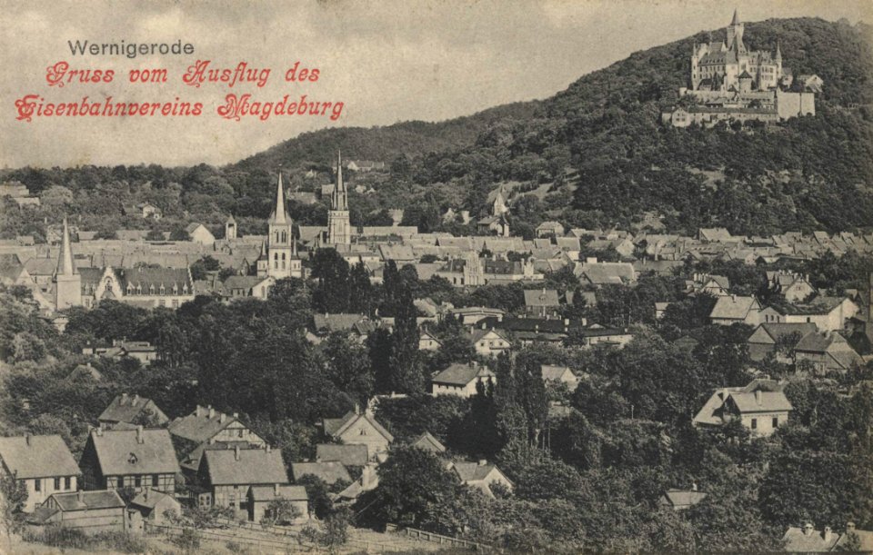 Wernigerode Stadtansicht AK09657a