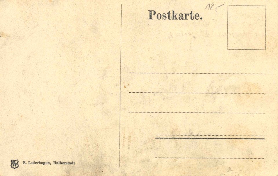 Wernigerode a. Harz, Sachsen-Anhalt - Stadtansicht (back) (Zeno Ansichtskarten)