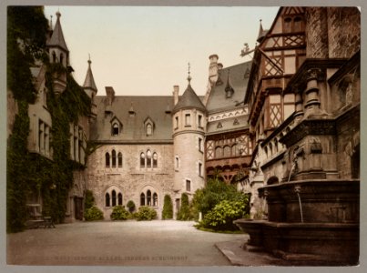 Wernigerode a-Harz. Innerer Schlosshof LOC ppmsca.52640