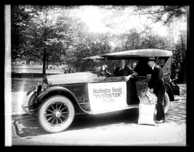 Wescott Car, Herald Booster run, (5-6-20) LCCN2016851928