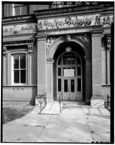 West entrance pension building