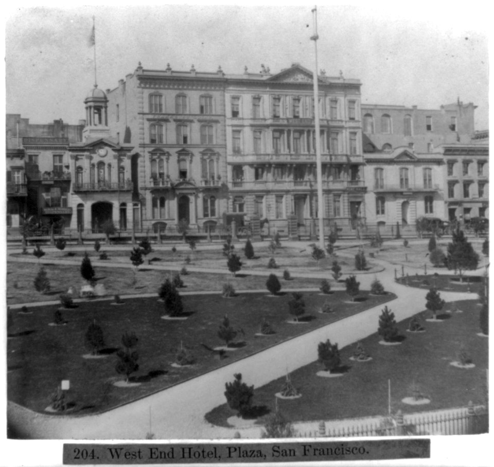 West End Hotel, Plaza, San Francisco LCCN2002723844