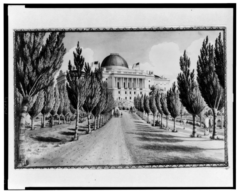 West front of the Capitol of the United States LCCN99472762