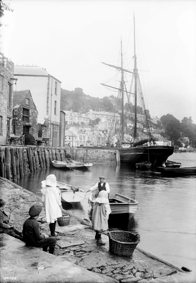 West Looe quayside, Cornwall. RMG G03263