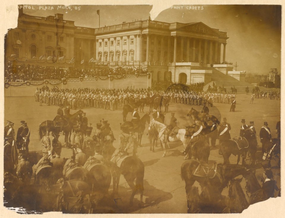 West Point cadets on the Capitol Plaza, March 4, 1905 LCCN2013650853