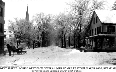 West Street after the Blizzard of 1888 (4443084745) photo