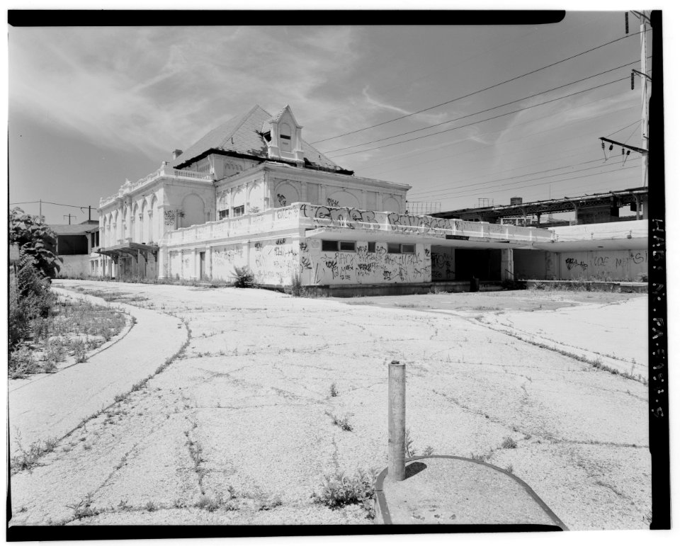 West view; Station Building - south and east elevations - North Philadelphia Station